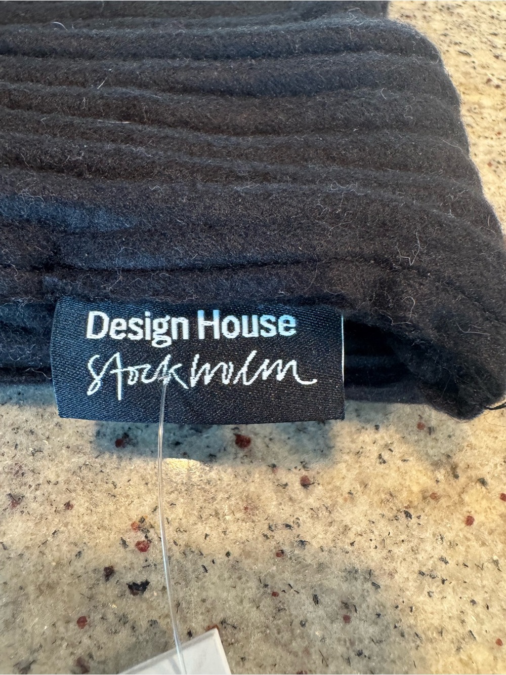 Streamlined Ribbed Black Beanie - Picture 2 of 5